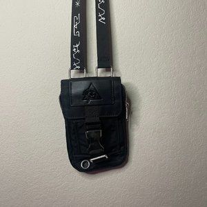 disturbia hieroglyph rune sports crossbody purse